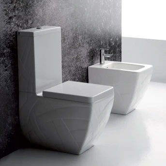 Sanitari, Wc, Water Monoblocco con Cassetta e Bidet