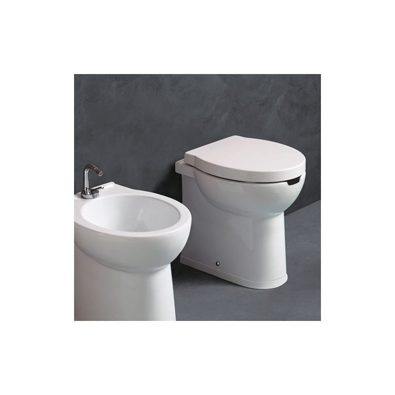Vaso vater WC alto aperto bagno disabili anziani Sanitari in ceramica